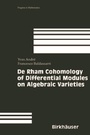 Cover: De Rham Cohomology of Differential Modules on Algebraic Varieties - Birkh&auml;user