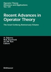 Enlarge image Cover: Recent Advances in Operator Theory - Springer