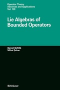 Cover: Lie Algebras of Bounded Operators - Birkh&auml;user