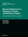 Cover: Recent Advances in Operator Theory and Related Topics - Birkhäuser