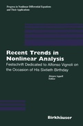 Cover: Recent Trends in Nonlinear Analysis - Birkh&auml;user