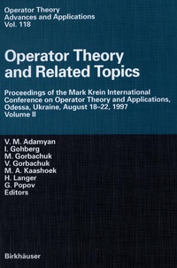 Enlarge image Cover: Operator Theory and Related Topics - Birkhäuser