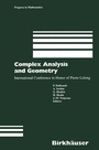 Cover: Complex Analysis and Geometry - Birkhäuser