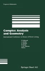 Cover: Complex Analysis and Geometry - Springer