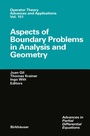 Cover: Aspects of Boundary Problems in Analysis and Geometry - Birkhäuser