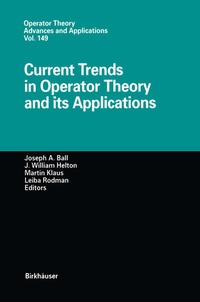 Enlarge image Cover: Current Trends in Operator Theory and its Applications - Birkhäuser