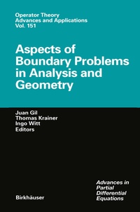 Abbildung von: Aspects of Boundary Problems in Analysis and Geometry - Birkhäuser