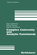 Cover: Complex Convexity and Analytic Functionals - Birkh&auml;user