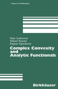 Enlarge image Cover: Complex Convexity and Analytic Functionals - Birkhäuser
