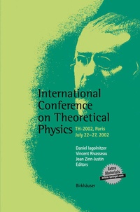Enlarge image Cover: International Conference on Theoretical Physics - Birkhäuser