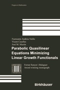 Cover: Parabolic Quasilinear Equations Minimizing Linear Growth Functionals - Birkh&auml;user