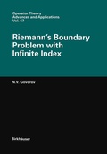 Cover: Riemann's Boundary Problem with Infinite Index - Birkh&auml;user