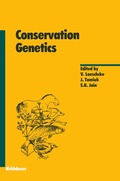 Cover: Conservation Genetics - Birkh&auml;user