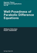 Cover: Well-Posedness of Parabolic Difference Equations - Birkh&auml;user