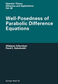 Enlarge image Cover: Well-Posedness of Parabolic Difference Equations - Birkhäuser