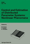 Cover: Control and Estimation of Distributed Parameter Systems: Nonlinear Phenomena - Birkh&auml;user