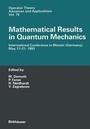 Cover: Mathematical Results in Quantum Mechanics - Springer
