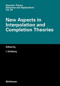 Cover: New Aspects in Interpolation and Completion Theories - Birkh&auml;user