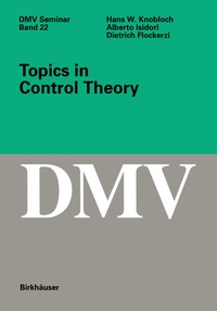 Enlarge image Cover: Topics in Control Theory - Birkhäuser