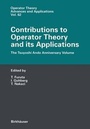 Cover: Contributions to Operator Theory and its Applications - Springer