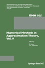 Cover: Numerical Methods in Approximation Theory, Vol. 9 - Birkhäuser