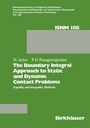 Cover: The Boundary Integral Approach to Static and Dynamic Contact Problems - Birkh&auml;user