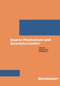 Cover: Source Mechanism and Seismotectonics - Birkh&auml;user