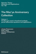 Cover: The Maz'ya Anniversary Collection - Birkh&auml;user