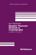 Cover: Number Theoretic Methods in Cryptography - Birkh&auml;user