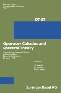 Enlarge image Cover: Operator Calculus and Spectral Theory - Springer