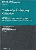 Cover: The Maz'ya Anniversary Collection / The Maz'ya Anniversary Collection - Springer
