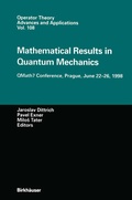Cover: Mathematical Results in Quantum Mechanics - Birkh&auml;user