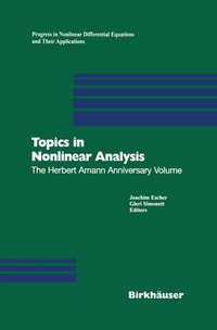 Enlarge image Cover: Topics in Nonlinear Analysis - Birkhäuser