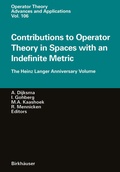Cover: Contributions to Operator Theory in Spaces with an Indefinite Metric - Birkh&auml;user