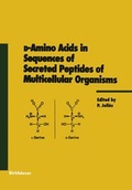 Cover: d-Amino Acids in Sequences of Secreted Peptides of Multicellular Organisms - Springer