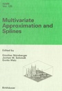 Cover: Multivariate Approximation and Splines - Birkhäuser