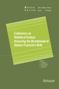 Cover: Conference on Statistical Science Honouring the Bicentennial of Stefano Franscini's Birth - Birkh&auml;user