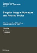 Cover: Singular Integral Operators and Related Topics - Birkh&auml;user