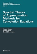 Cover: Spectral Theory of Approximation Methods for Convolution Equations - Birkh&auml;user
