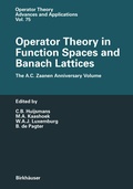 Cover: Operator Theory in Function Spaces and Banach Lattices - Birkh&auml;user