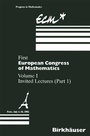 Cover: First European Congress of Mathematics - Birkhäuser