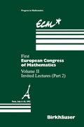 Cover: First European Congress of Mathematics Paris, July 6-10, 1992 - Birkh&auml;user