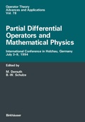 Cover: Partial Differential Operators and Mathematical Physics - Birkh&auml;user