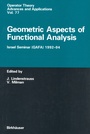 Cover: Geometric Aspects of Functional Analysis - Birkhäuser