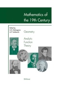 Cover: Mathematics of the 19th Century - Birkh&auml;user