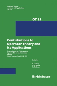 Enlarge image Cover: Contributions to Operator Theory and its Applications - Birkhäuser