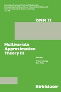 Cover: Multivariate Approximation Theory III - Birkh&auml;user