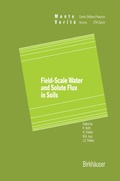 Cover: Field-Scale Water and Solute Flux in Soils - Birkh&auml;user
