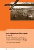 Cover: Aspetti della cultura, della lingua e della letteratura italiana in Belgio - Peter Lang Verlag