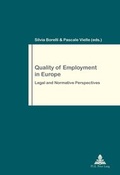 Cover: Quality of Employment in Europe - Peter Lang Verlag